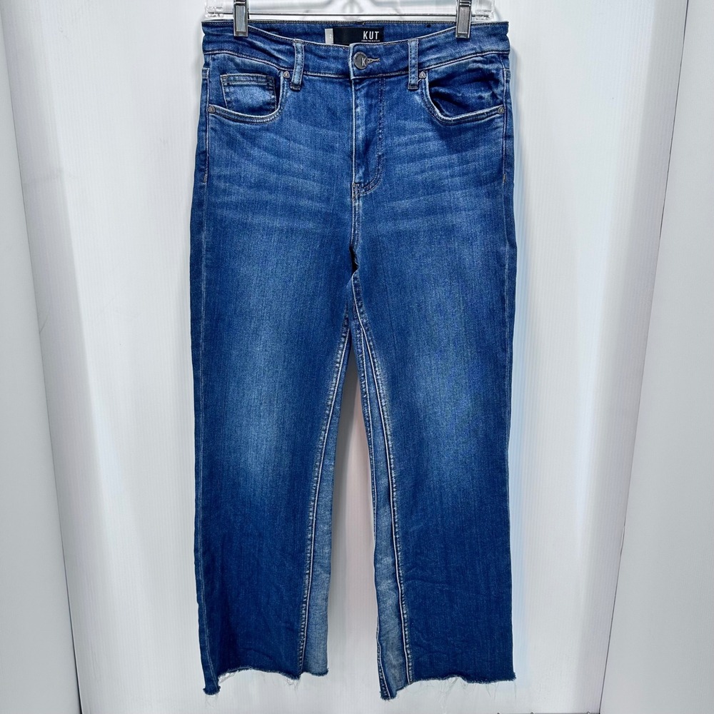 KUT from the Kloth Kelsey High Rise Ankle Flare Jeans Women's‎ Size 2 Denim - Picture 4 of 12